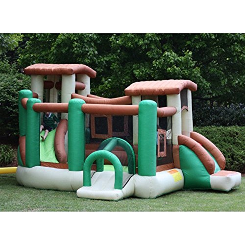 KidWise Clubhouse Climber Bounce House | Inflatable Bouncer with Blower | Multiple Slides | Quick Inflate, Easy Setup | Fun Interactive Games Family Backyard use, Fun for Kids